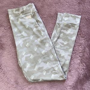 Pink camo joggers